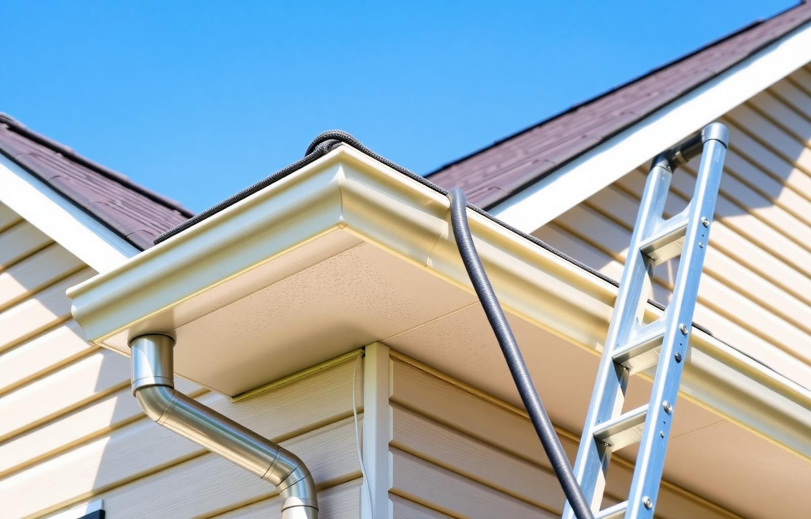 Gutter Cleaning — Clear gutters protect your home.